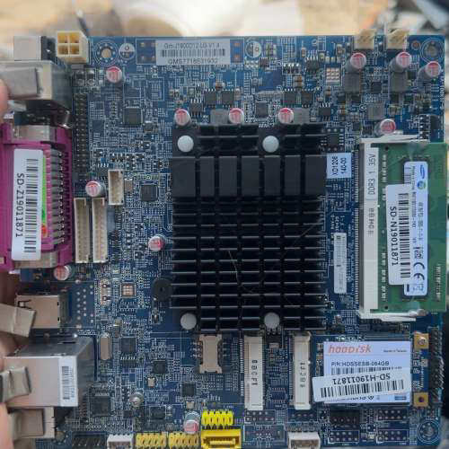 工控机主板GM-J1900D12-LG V1.4，带DDR3