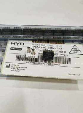 HYB 型号HPSAC 3000-350M-D-S，生产日期