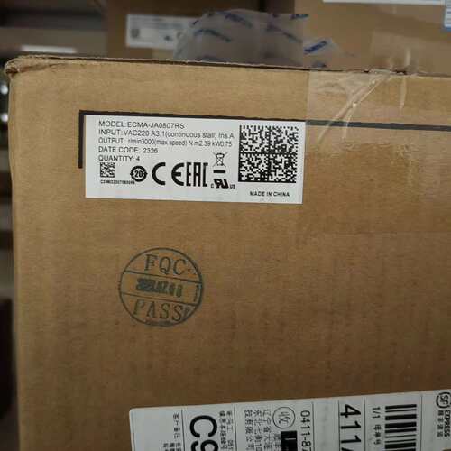 台达，电机，ECMA-JA0807RS.