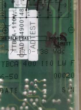 MORS  MlTT继电器  77-110-138