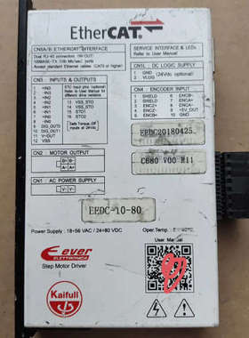 凯福步进驱动器EEDC-10-80的成色如图实图实图，功
