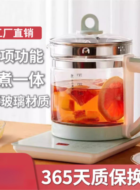 半球养生壶多功能家用小型办公室全玻璃新款煮茶器烧水壶花茶壶