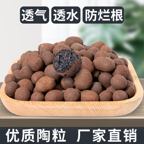 轻质陶粒铺面、垫底、水培固根
