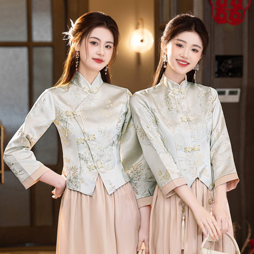 晚礼服高级感年会姐妹团伴娘裙