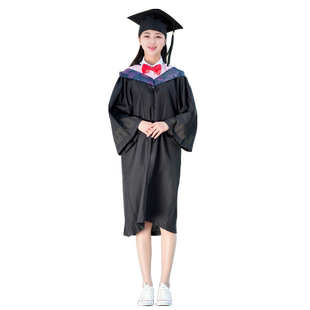 学士服大学生文科理科工科毕业季礼服硕士博士艺术文学本科学位服