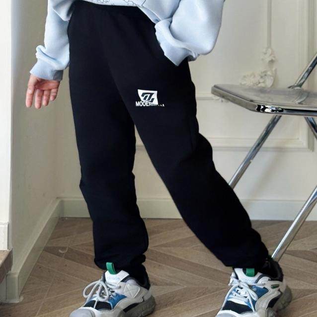 清货正品巴拉露露男童裤子2026春秋纯棉中大儿童复古针织运动裤潮
