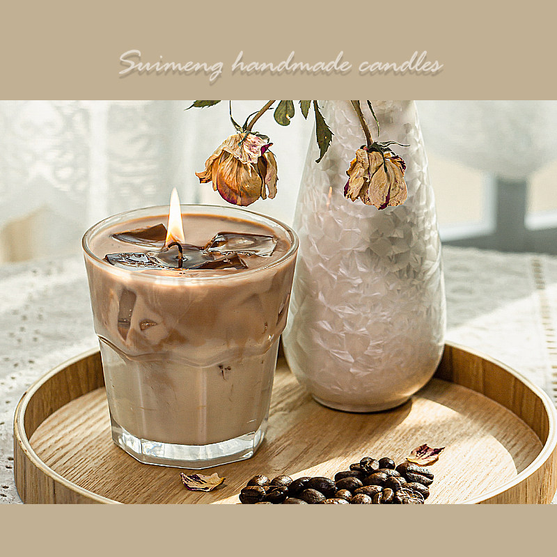 《卡布奇诺》创意自制手工冰咖啡香薰蜡烛生日礼物女生伴手礼室内