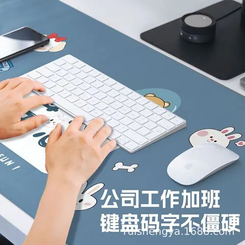 桌面电脑鼠标垫发热垫新款办公室暖桌垫暖手垫大号加热书写