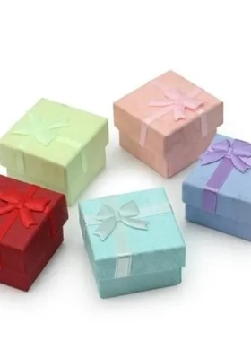 耳钉低价元店首饰盒精美H003热款2地摊女火爆韩式混批蝴蝶结