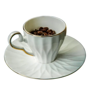 套装创意礼品头唐山15咖啡杯欧式咖啡具印制描金骨质瓷杯图案logo