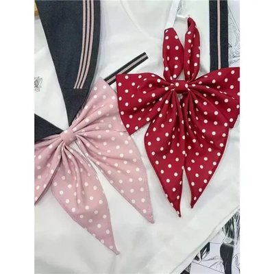 JK制服配饰西服学院风超大羽根领结领花蝴蝶结小物波点