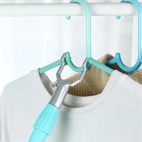 耐用晾衣杆撑衣杆可伸缩出租屋铝合金阳台晾晒衣家用衣叉叉子晾衣,收纳整理,金属衣架,淘宝优惠券,粉丝福利购,淘宝优惠卷