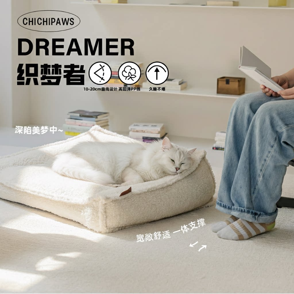 宠物织梦窝猫窝四季通用保暖垫子