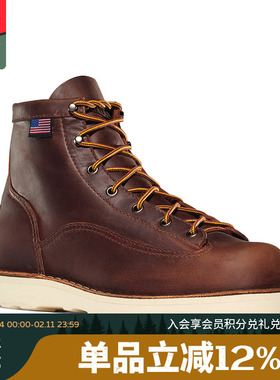 Danner丹纳BullRun头层牛皮手工经典复古工装休闲鞋马丁靴15552