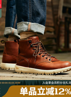 Danner丹纳防水工装马丁靴防滑男女同款经典中帮户外靴logger917