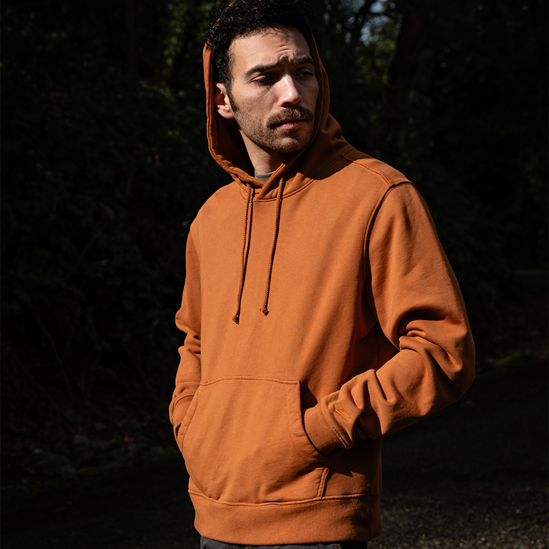 男士耐磨重磅长袖连帽卫衣