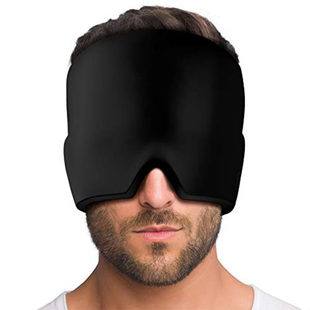 Migraine Relief Hat冰敷头套 冷敷冰袋凝胶眼罩冷凝头套弹性袋