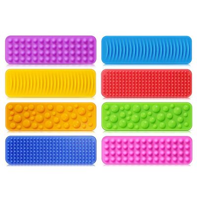 新品Sensory Fidget Toys感官解压玩具套装硅胶纹理吸盘石头玩具