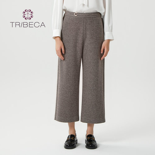 TRIBECA翠贝卡九分裤宽松阔腿裤