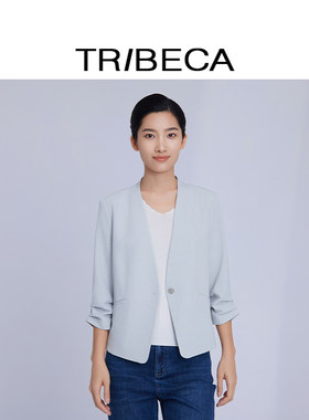 翠贝卡2025年春季休闲通勤西服