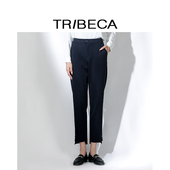秋季 腿阔裤 百搭九分裤 TRIBECA翠贝卡商场同款 休闲裤 裤 女工装