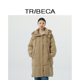 TRIBECA翠贝卡纯色长袖 宽松连帽鸭绒羽绒服 商场同款 冬季 新款