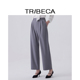 裤 高腰垂感直筒休闲通勤西装 女 商场同款 TRIBECA翠贝卡2026春新款