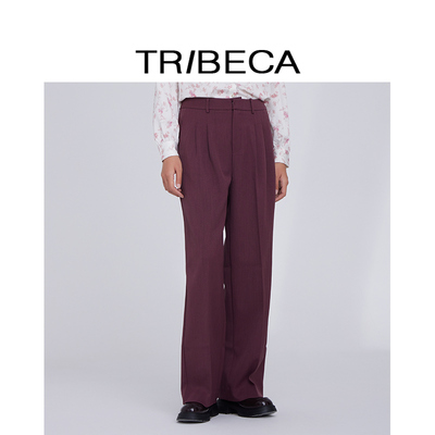 直筒TRIBECA翠贝卡通勤裤子