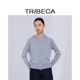 TRIBECA翠贝卡2024新款 针织开衫 秋冬商场同款 女帽领休闲拉链长袖