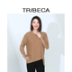 针织衫 TRIBECA翠贝卡商场同款 秋冬女不规则圆领长袖
