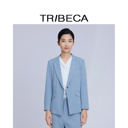 翠贝卡2025年春季长袖通勤西服