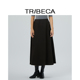 TRIBECA翠贝卡2025秋新款 商场同款 高腰A型通勤风气质百搭半裙女
