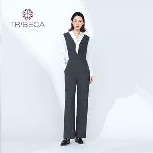 女士阔腿宽松百搭连体裤 TRIBECA翠贝卡春季 商场同款
