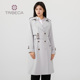 女双排扣中长款 TRIBECA翠贝卡商场同款 秋新款 风衣