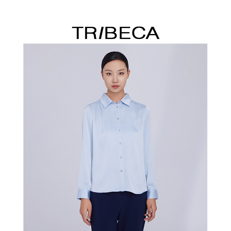 TRIBECA翠贝卡通勤衬衫领衬衫
