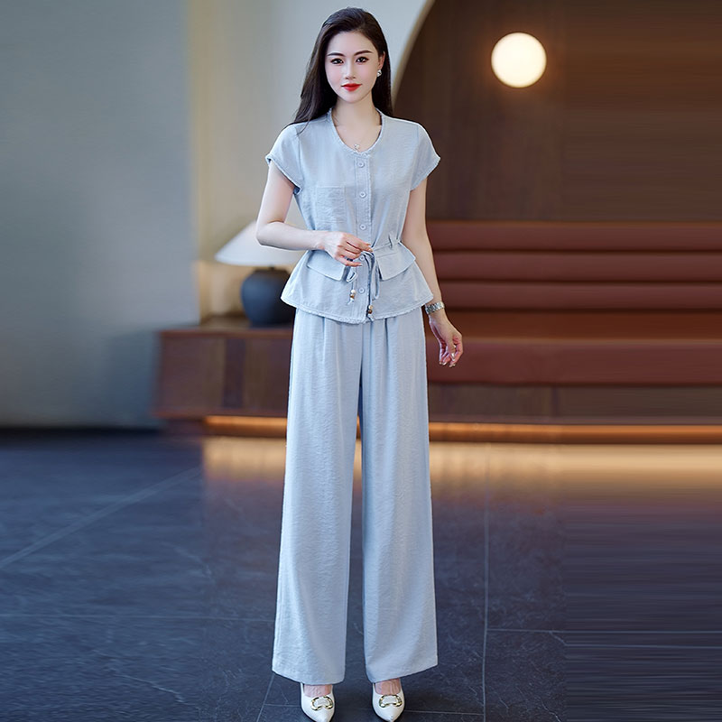 2025夏季新款时尚宽松显瘦套装女