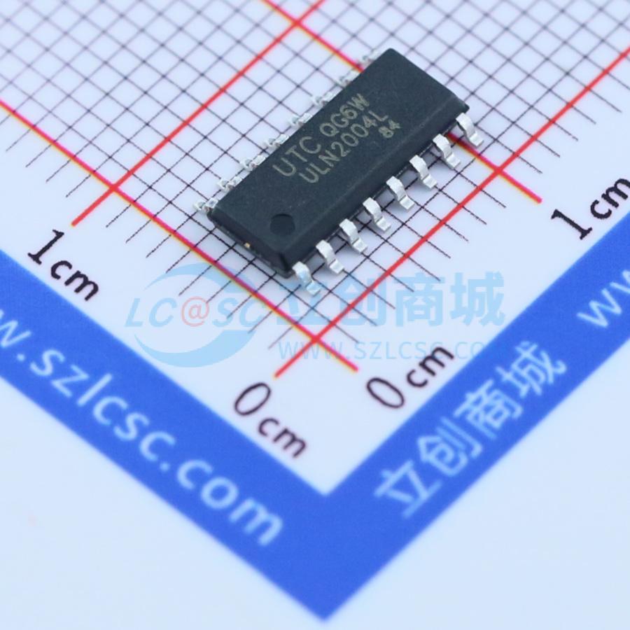 ULN2004G-S16-R UTC(友顺) SOP-16 达林顿晶体管阵列 现货