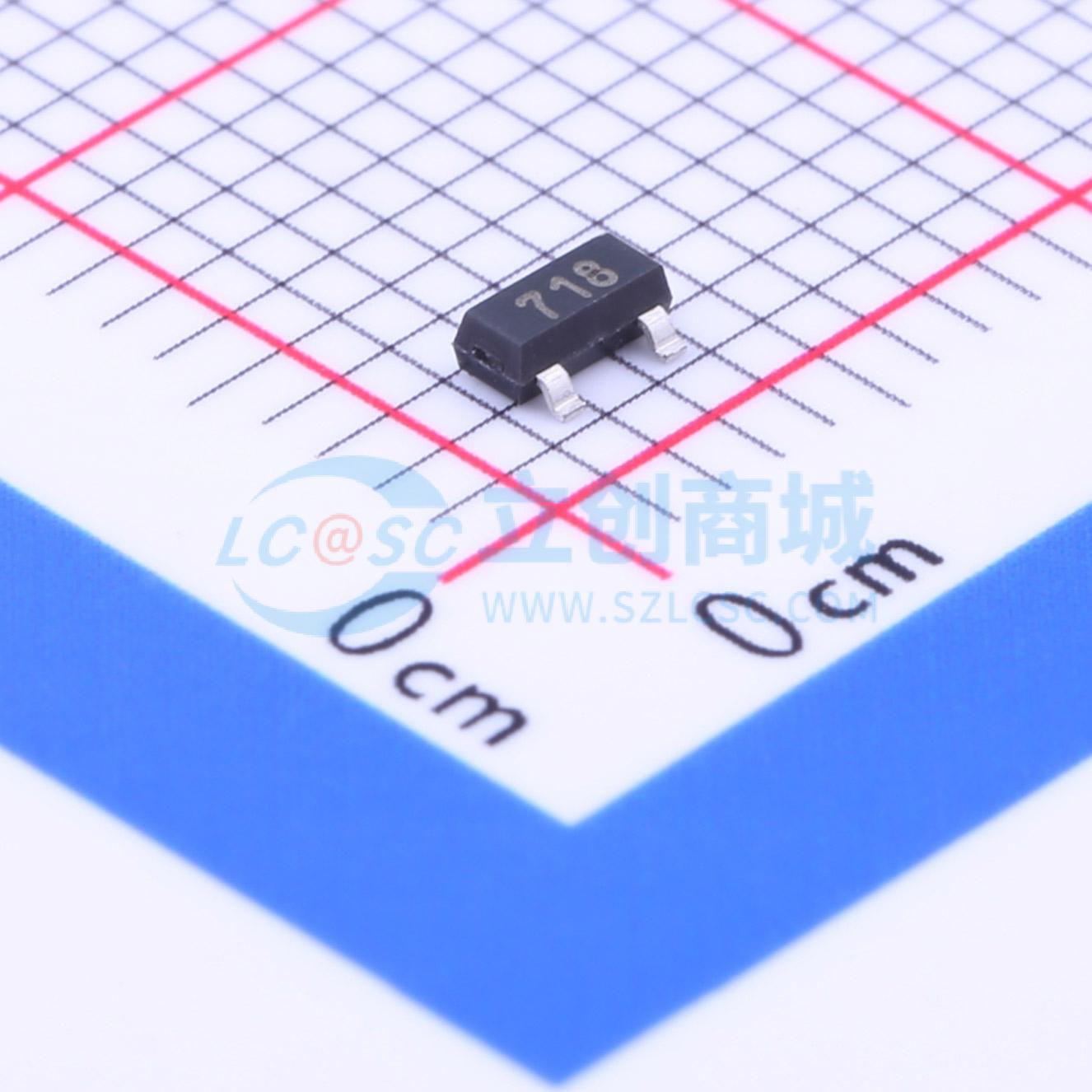 FMMT718TA DIODES(美台) SOT-23 三极管 现货 - 实物图