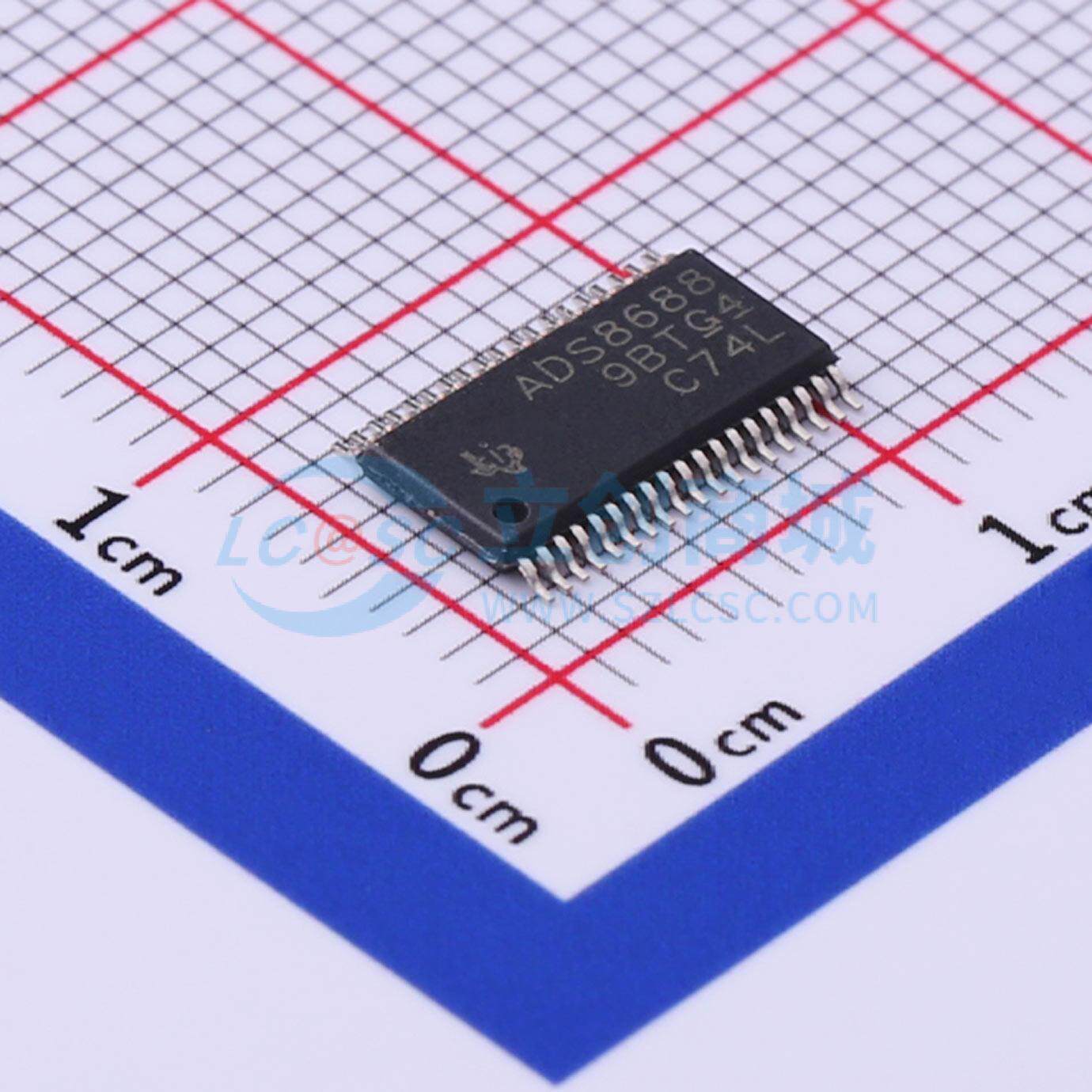ADS8688IDBTR TSSOP-38-4.4mm 全新原装 TI(德州仪器) - 实物图