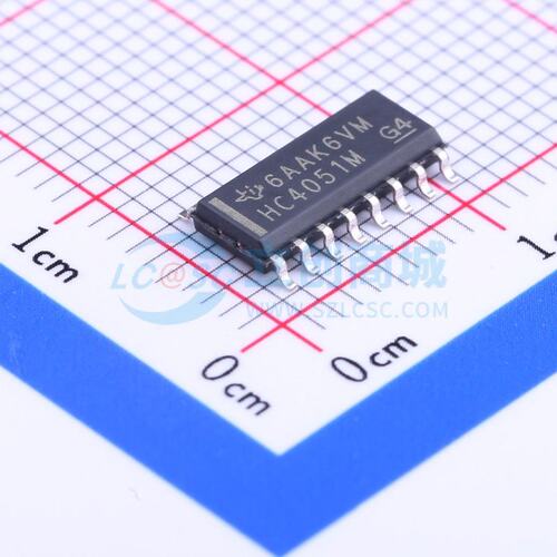 CD74HC4051M96 SOIC-16 全新原装 TI(德州仪器)