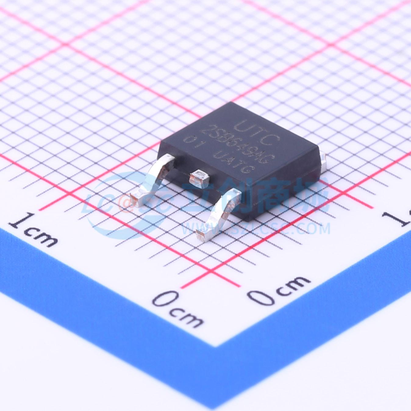 2SB649AG-C-TN3-R UTC(友顺) TO-252-2(DPAK) 三极管 现货
