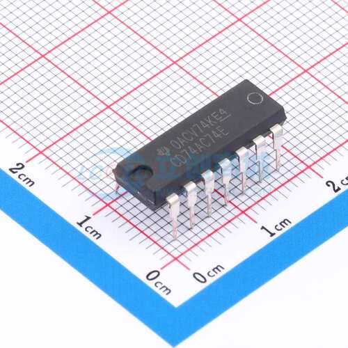 CD74AC74E PDIP-14 全新原装 TI(德州仪器)