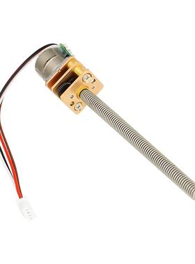 厂直销C164HS-GM12-1轴0BY微型进减速电步机金属齿家轮M4螺纹出5V