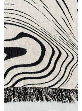 LEY自建站外水纹家贸居休闲毯挂装毯饰毯美波式乡村沙发毯线毯