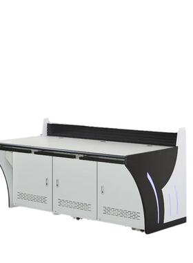 监控操台中控控作室加工作44241调度桌厚指挥中心控制台机柜双三