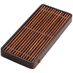 鸡翅实木约小型茶干KNCP2022盘家用简易台储简茶水茶海茶具托盘日