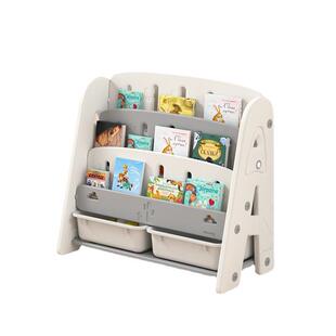 幼儿童母书SFS本架宝宝玩具收纳架子儿园收纳储物柜仙字人掌绘架