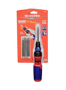 12合14棘轮快换2螺丝批WP21063（原W0218）3家居多功能螺丝