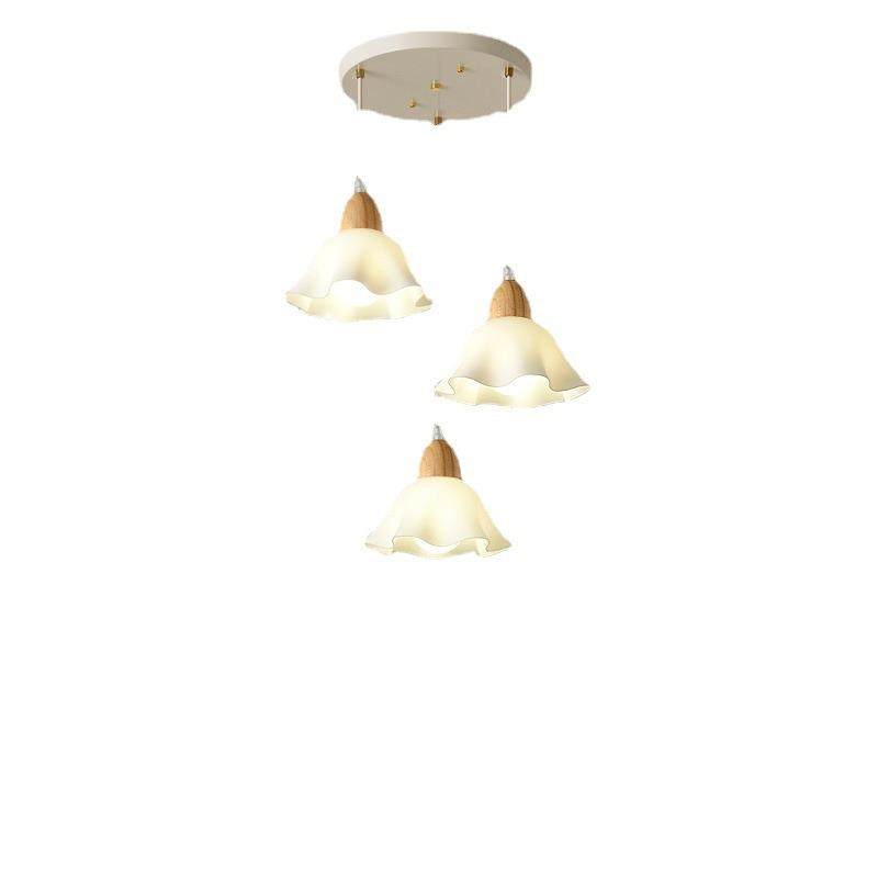 餐厅吊灯北欧温馨创意民宿商铺用灯具极简约现代白色奶油风饭桌灯