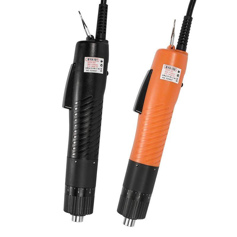 BY101电批电动螺丝刀直插有线工业级电起子可调扭力正反转